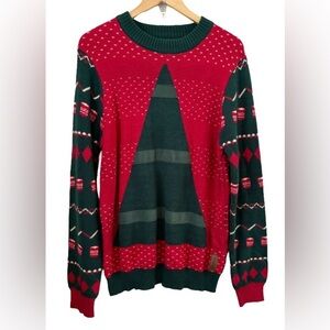 Tipsy Elves ugly Christmas sweater SZ L holiday Christmas ugly